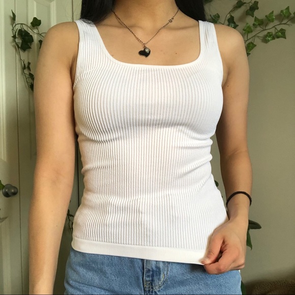 White Tank Top - Picture 3 of 6